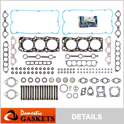 Se adapta a 02-06 Kia Sedona Sorento 3,5 L DOHC Juego de juntas de culata pernos G6CU Foto 1 de 4