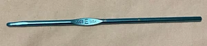 Vintage Used Hero Crochet Hook Made In USA Size E Metal Blue - Picture 1 of 2