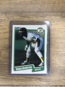 Rickey Henderson 1990 Fleer - #10