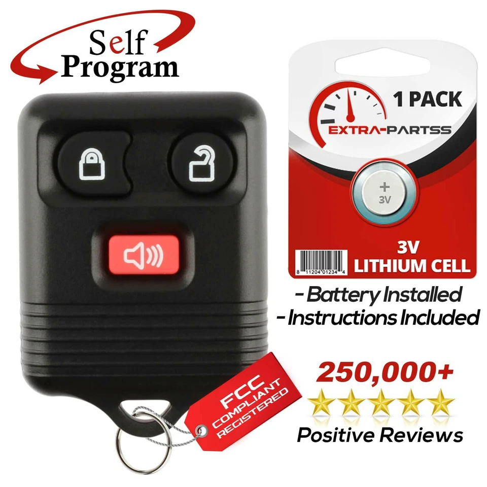 For 1998 1999 2000 2001 2002 2003 2004 2005 Ford Ranger Keyless Remote Key Fob Foto 1 de 4