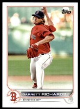 2022 Topps Baseball Card Garrett Richards C Boston Red Sox #514
