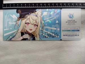hololive Fuwawa Abyssgard ticket style card official shop in Tokyo Station 2024 - Picture 1 of 1