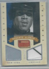 2013 Panini America's Pastime Roberto Alomar Game Used Dual Jersey Relic 69/125