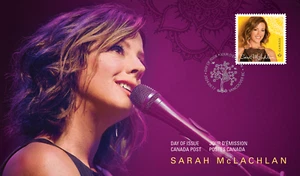 SARAH McLACHLAN - Cdn Singer/Songwriter ~ Official First Day Cover Canada 2024 - Bild 1 von 2