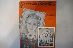 You're An Education, 1938, by Al Dubin and Harry Warren, Remick Music Corp. - Picture 1 of 4
