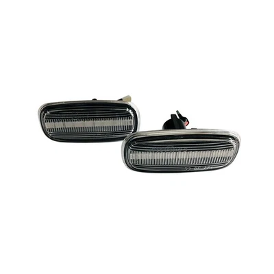 2pcs Smoked Lens Amber LED Side Marker Lamp Signal Light For Audi A3 S3 8L D2 8N - Image 1 of 4