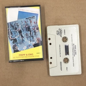 FRIPP AND ENO Cassette Tape Ambient NO PUSSYFOOTING / EVENING STAR EG REISSUE - Picture 1 of 7