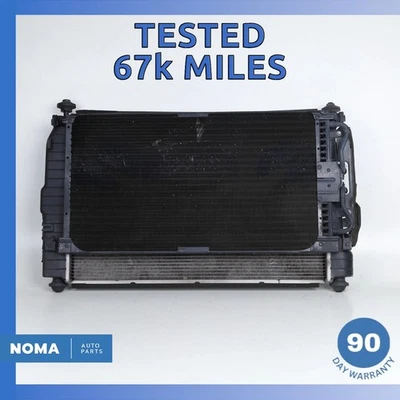 Conjunto de radiador de refrigeración del motor Jaguar X100 XK8 97-02 con condensador OEM 67 k Foto 1 de 4