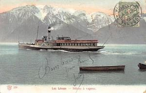 Suisse - LAUSANNE (VD) Bateau à vapeur France - Ed. Künzli-Tobler 378 - Picture 1 of 2