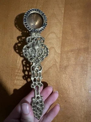 Vintage Brass Candle Snuffer - Image 1 of 4