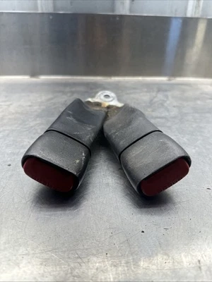 1997-2001 Jeep Cherokee XJ Rear Back Seat Center Seat Belt Latch Buckles OEM Foto 1 de 3