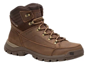 Caterpillar Threshold Hiker WP Mens Brown Casual Lace Up Ankle Boots - Picture 1 of 6