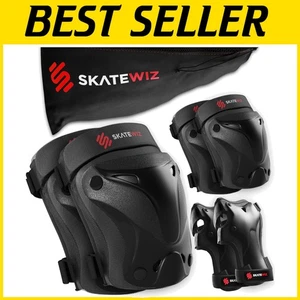 Breathable Knee and Elbow Pads with Wrist Guards - Ultimate Skating Protection - Picture 1 of 10