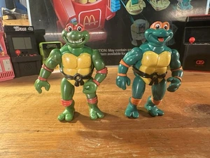 Vintage TMNT 1992 Toon Mikey & Ninja Turtles Playmates Rare And Nice! - Picture 1 of 9