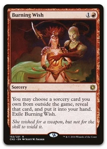 Burning Wish #152 (NM) Conspiracy Take the Crown CN2 Magic MTG - Picture 1 of 2