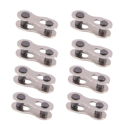  Chaîne de vitesse en acier inoxydable de maillon manquant de 8 paires de vélo 6 - Image 1 of 2