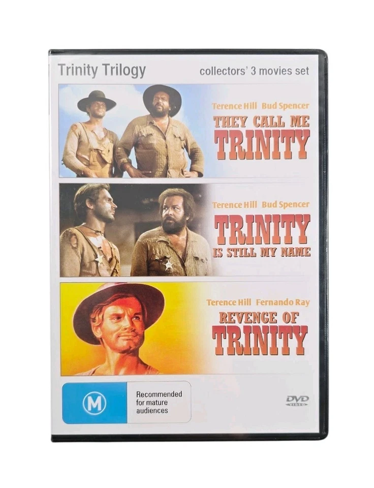 New - Trinity Trilogy DVD Terence Hill & Bud Spencer Western Region Free - Image 1 of 4