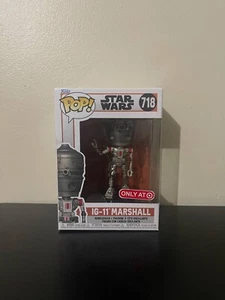 Funko POP! Star Wars: Mandalorian IG-11 Marshall Figura 718 - Foto 1 di 6