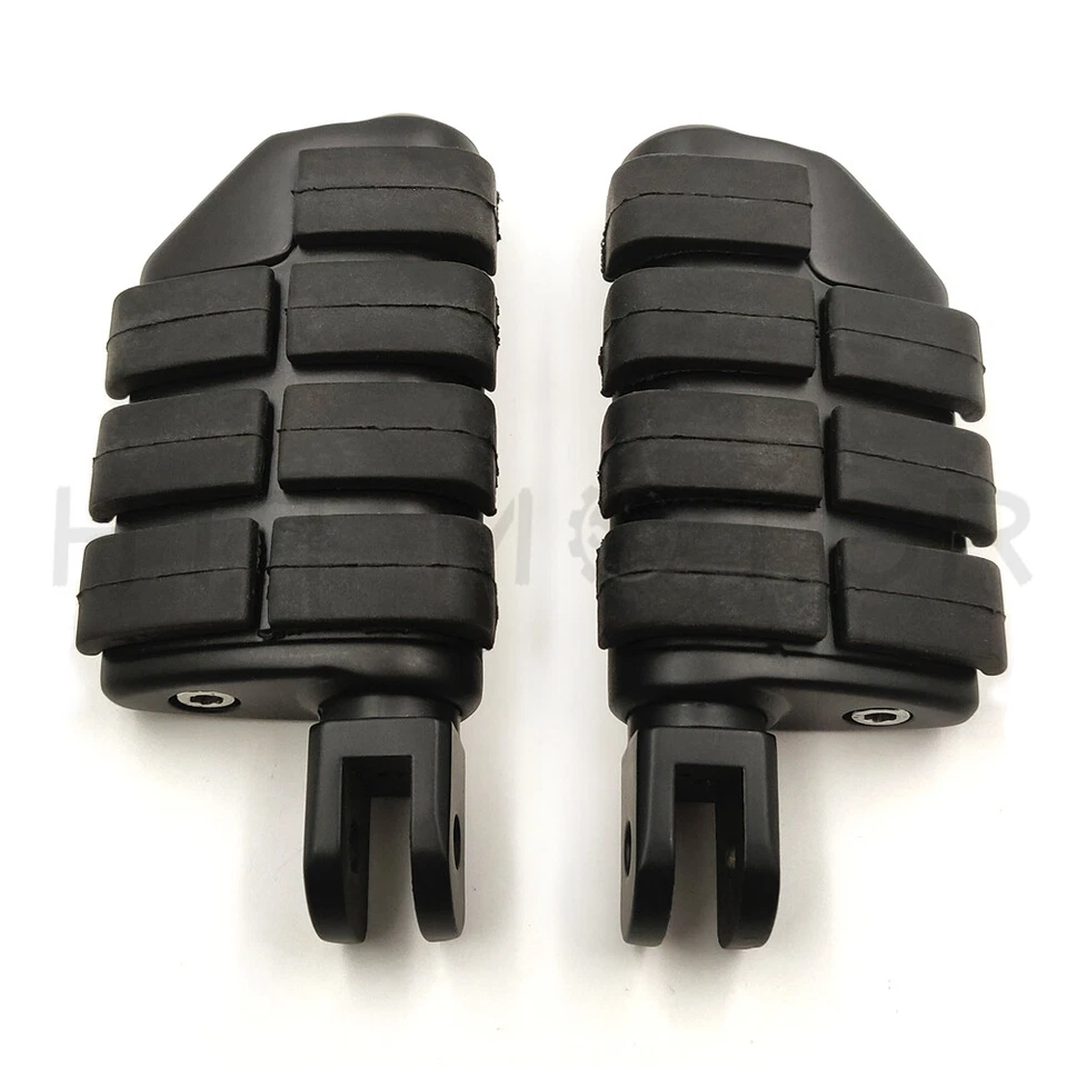 Черные двойные подножки для Harley 2018-later FXBB FXBR FXBRS FXLR 2019 Street Bob - Изображение 1 из 4