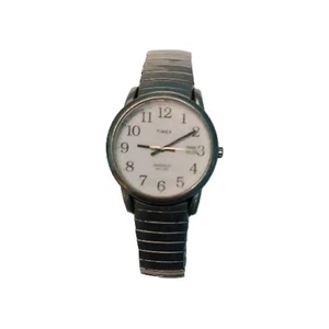 Timex Indiglo WR 30M Men's Silver Tone Watch, Large face - Picture 1 of 12