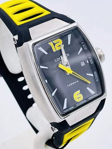 Men's Watch Locman Tremila Titanium Steel and Rubber Limited Edition Yellow - Picture 1 of 5