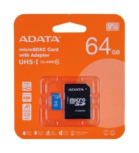 4713218461933 ADATA 64GB, microSDHC, Class 10 UHS-I ADATA - Picture 1 of 3