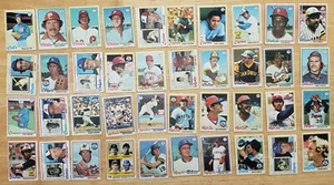 Vintage Lot of 698 1978 Topps ORIGINAL MLB Baseball Cards W/40 HALL OF FAMERS - Picture 1 of 10