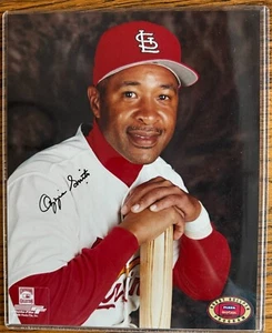 Ozzie Smith Fleer Skybox Hobby Bellpen Program signed 8 x 10 in photo, 1999 - Picture 1 of 2