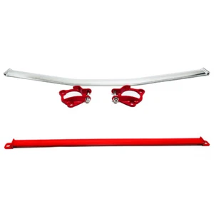 Front + Rear Strut Tower Bar Crossbars Trunk Shock Brace for Honda Civic 2006-11 - Picture 1 of 15
