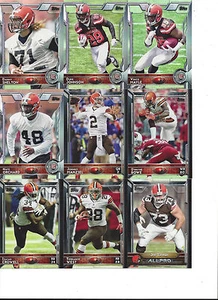 2015 Topps Cleveland Browns Team Set Manziel Haden Vince Mayle Isaiah Crowell 12 - Picture 1 of 1