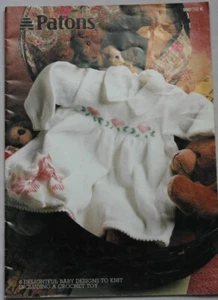 Patons 8 Baby Designs to Knit Book 990 - Picture 1 of 6