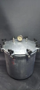 Pentola a pressione nazionale modello 25 - Canner vintage grande capacità - Foto 1 di 7