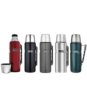 Nuevo matraz aislado al vacío THERMOS acero inoxidable King S/Steel 1,2 litros genuino - Imagen 1 de 7