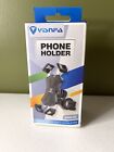 visnfa New Bike Phone Mount with Stainless Steel Clamp Arms Anti Shake and St...