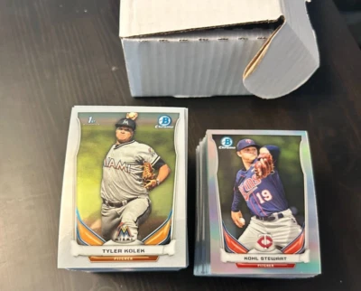 2014 BOWMAN CHROME DRAFT COMPLETE SET OF 222 JUDGE, SEAGER, DEVERS RCS - Image 1 of 3