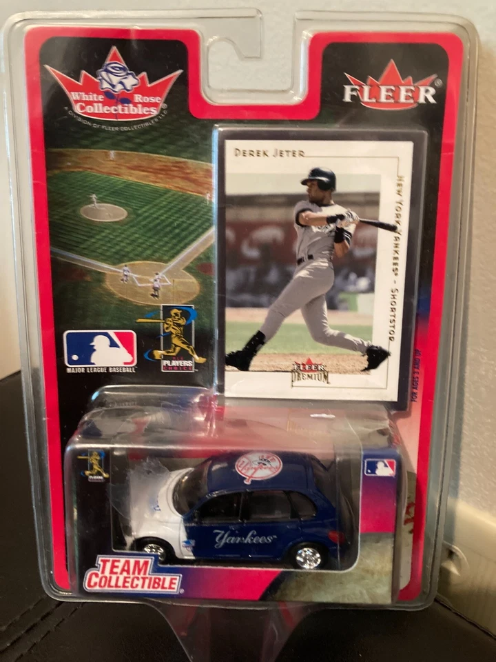 White Rose Collectibles- Derek Jeter Card/ Yankees Die-cast car ,  1/64 scale - Image 1 of 1