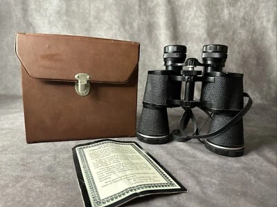 Binoculares de campo luminoso completamente recubiertos Selsi ligeros de colección 10x50 con estuche Foto 1 de 4