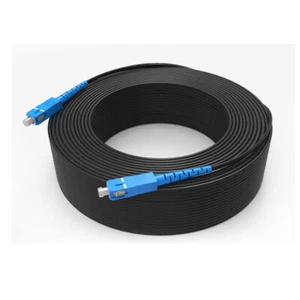 300M FTTH Fiber Optic Drop Optical Cable Cord SC to SC Simplex Singlemode Jumper - Afbeelding 1 van 16