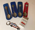 New Zealand Firefighting Collectible Memorabilia New, Spoons, Matches Key Ring