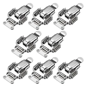 8pcs HS-022 Stainless Steel 304 Compression Spring Draw Toggle Latch Clamp 68mm - Picture 1 of 7