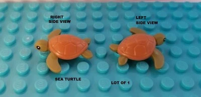 LEGO Minifigure Sea Turtle Ocean Rescue Endangered Hero Fish Water Friends - Image 1 of 2