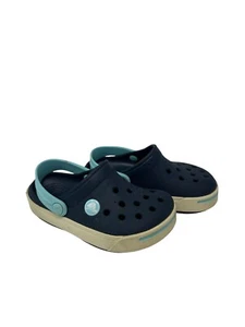 Crocs Crocaband Infant Slip On Clogs Infant Toddler Size C 8-9 Navy Blue - Picture 1 of 9