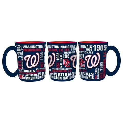 Washington Nationals 17oz Spirit Design Coffee Mug [NEW] MLB Tea Cup Hot Tumbler Cover