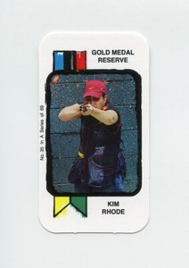 #TN05261 KIM RHODE Gold Medal Reserve 2012 Card