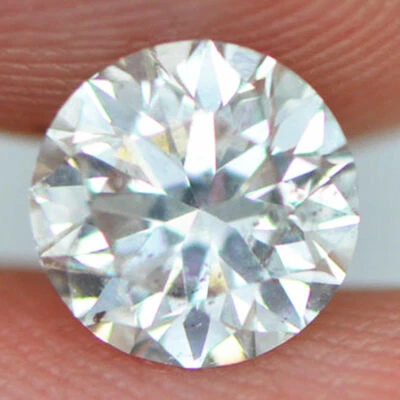 Loose Round Shape Diamond White 1 Carat Eye Clean F/SI1 Real Natural Enhanced - Image 1 of 4
