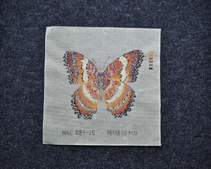 Lona de encaje rojo mariposa pintada a mano punta pequeña Penélope - Imagen 1 de 4