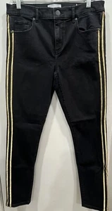 Made and Loved Loft Double Gold Stripes Waist Size 32” - Bild 1 von 9