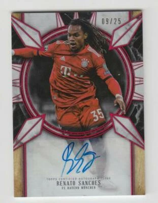 2018-19 Topps Champions League Museum Auto Card : Renato Sanches #09/25 - Image 1 of 2