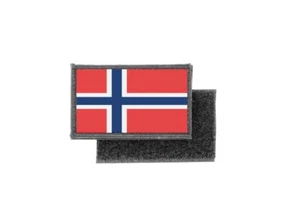 Flagge Aufnäher bedruckt Abzeichen Land Norwegen - Bild 1 von 1