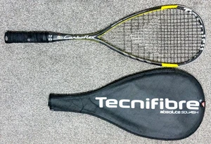 TECNIFIBRE Carboflex 125 Basaltex Multiaxial Squashschläger mit Abdeckung - UVP 150£ - Bild 1 von 13